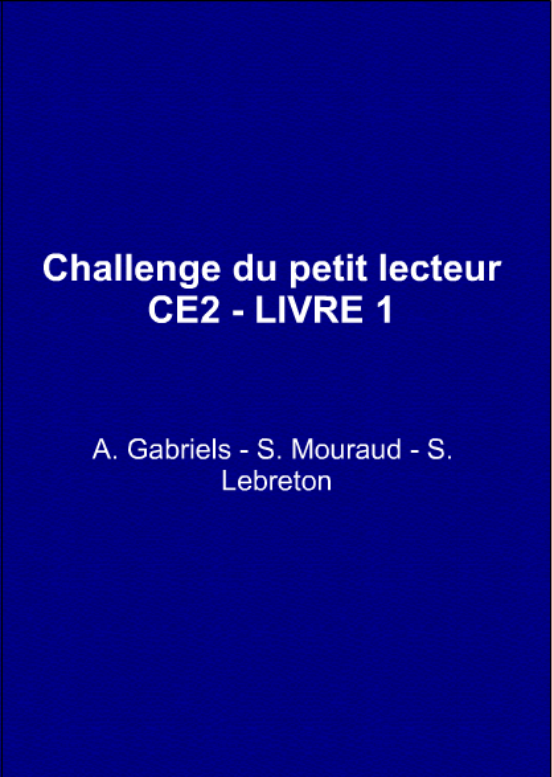 Challenge du Petit lecteur CE2